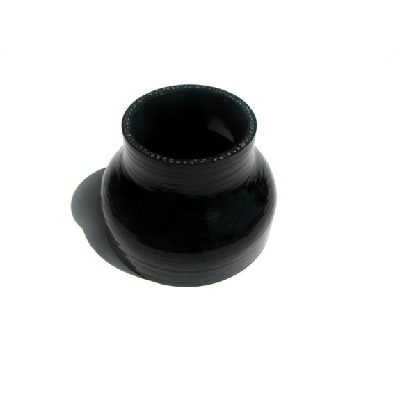 4"> 2.5" Silicone Hose Coupler (Black)