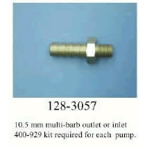Walbro Fitting 10.5mm multi-barb outlet or inlet