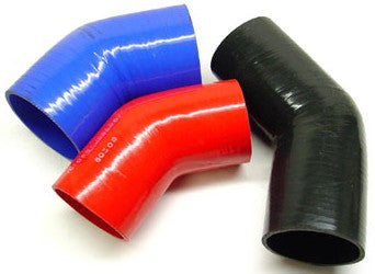 4" Silicone Hose 45 Degree Connector Elbow (Red)