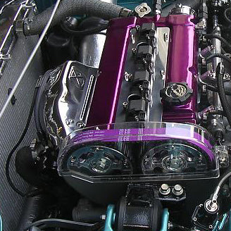 Mitsubishi Eclipse DSM evo 1-3 Clear Timing Cover ZakleeCorp