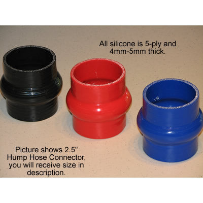 2.00” Silicone hump hose connectors (Black)
