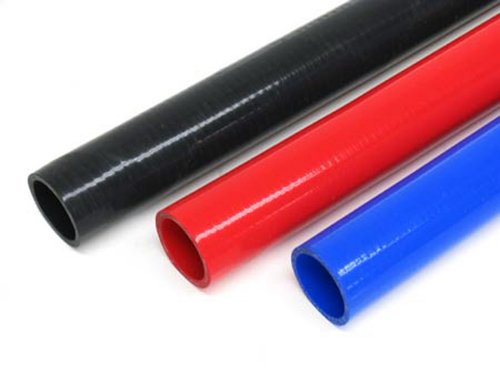 3" Straight Silicone 2 feet (Black)