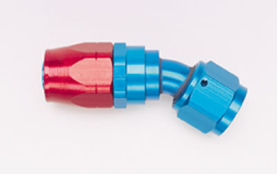 Fitting, Hose End, 30 Degree, -8 AN Hose to Female -8 AN, Alumin