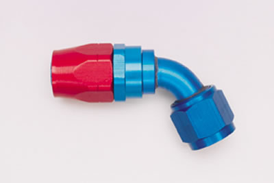 Fitting, Hose End, 60 Degree, -6 AN Hose to Female -6 AN, Alumin