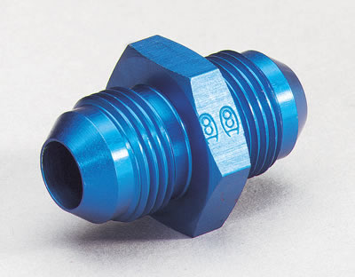 Fitting, Coupler, Straight, Male -8 AN to Male -8 AN, Aluminum